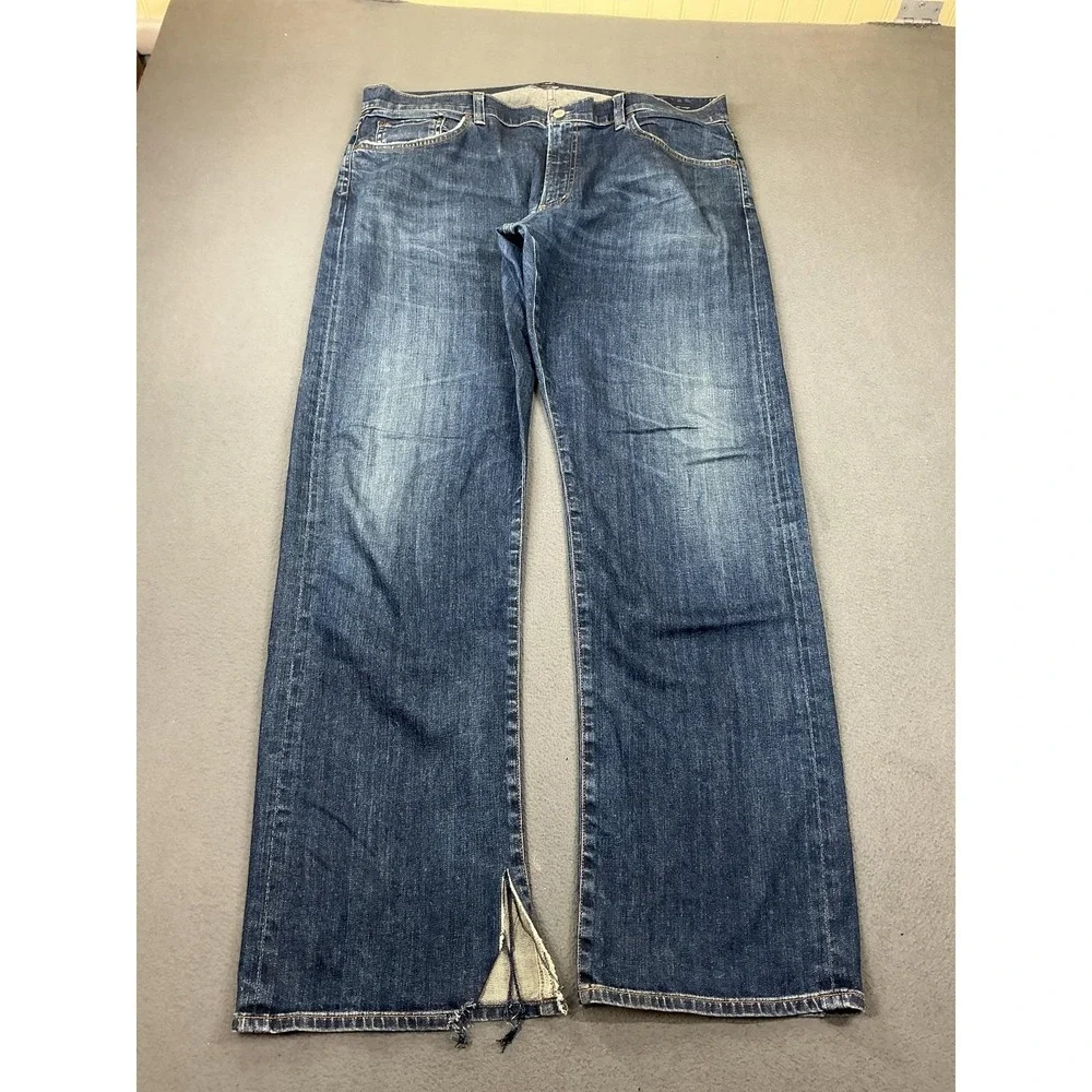 Citizens Of Humanity Core Slim Straight‎ Jeans Mens 40x31 Med Wash Stretch Denim